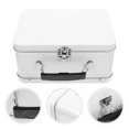thumbnail image 3 of 1Pcs Boîte en Fer-Blanc Simple Boîte de Rangement en Métal avec Couvercle 7.9X3.9X5.9in, 3 of 8