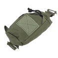 thumbnail image 4 of Outdoor Backpack Shoulder Strap Pouch Clip On Pouch Backpack Attachment Bag for Hikers OD Green, 4 of 15