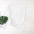 thumbnail image 1 of Styesk T-Shirts pour Homme Mode Décontractée Chemise Unie T-Shirt à Col Rond Haut à Manches Courtes Blouses, 1 of 5