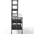 thumbnail image 4 of Crosley Furniture Madeleine 2 Piece 24"Metal Bakers Rack in Matte Black, 4 of 8