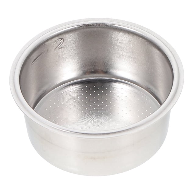 CHUANK coffee filter 2 Cup Stainless Steel Espresso Filter for Coffee Machine(2.36X2.36X1.18Inch)