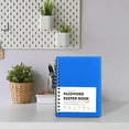 thumbnail image 3 of A6 Mini Password Book – Spiral Bound Pocket Notebook with Alphabetical Tabs (4.25x5.7in, Durable PP Cover), 3 of 6