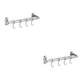 thumbnail image 2 of maskred Support de Cuisine Efficace et Organisé Outils Facile à Installer Résistant à la Rouille Support d'Ustensiles de Cuisine Double Poteau+30cm+4 2Set, 2 of 6