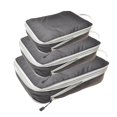 thumbnail image 3 of 3 Pieces Waterproof Luggage Organiser Lightweight Clothes Storage Bags Black, 3 of 8