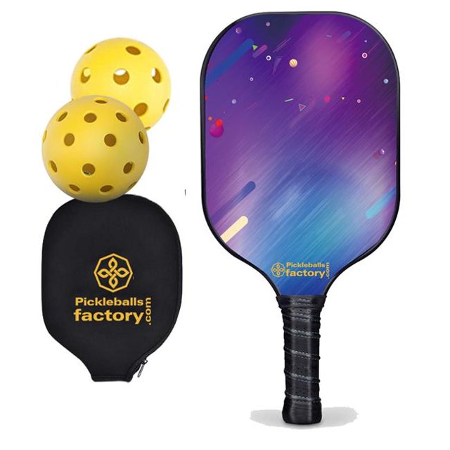 Pickleball Factory PB00053-10-G Usapa Pickleball Paddles - Triangles Best Pickleball Rackets, Tennis Pickleball Court Pickleball Elbow, Glassfiber Graphite