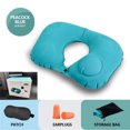 thumbnail image 4 of Cagogo under $5 3Pcs Travel Inflatable Neck Pillow, Inflatable U Shape Travel Neck Pillow, Self Inflating Airplane Car Support Cushion, Portable Compact Memory Foam Comfort, 4 of 9