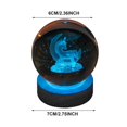 thumbnail image 2 of MesaSe 3d Glowing Crystal Ball Night Light Ornament Creative Coloful Night Scene Lamp With Base For Home Decor Gift, 2 of 9