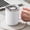 White, variant on Coffee Mug Double Insulated, ZZkhGO Portable Stainless Steel Travel Mug with Lid, 460ml Induction Heatable Vacuum Insulated Coffee Cup for Camping Office, Black