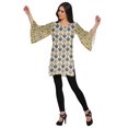 thumbnail image 3 of Moomaya Robe Kurti Courte Indienne Imprimée Tunique en Poly-Crêpe Robe Mini à Col Rond, 3 of 5