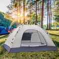 thumbnail image 2 of 2-3 Person Beach Tent Sun Shelter Automatic Setup Sun Shade with Fiberglass Rods, Carry Bag & Stakes for Camping, 2 of 8