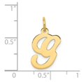 thumbnail image 4 of Diamond2Deal 14K Yellow Gold Letter G Initial Charm Pendant for Women, 4 of 6
