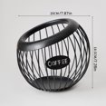 thumbnail image 2 of Large Capacity Metal Coffee Pod Holder Organizer, Countertop Storage Rack for Nespresso Capsules, Kitchen Station Accessory, 2 of 7