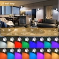 thumbnail image 4 of SDNall LED Wall Sconces Battery Operated Up Down Light RGB Ambience, 4 of 9