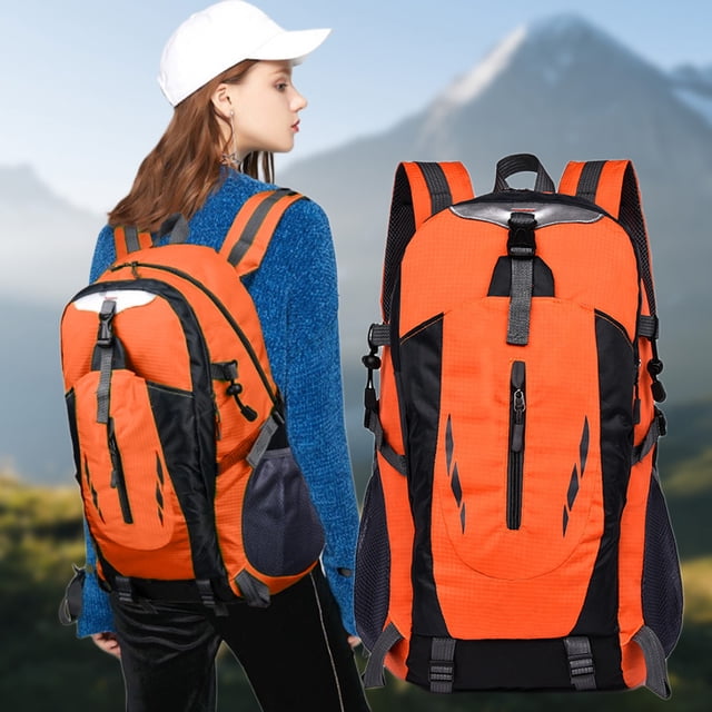 EGNMCR Multi High Capacity Functional Backpack Pack Double Shoulder Hip Belt Bag Compartment Computer Bag Water Resitive Travel Bag Pouch Hiking Climb Outdoor Backpack Polyester outdoor backpack