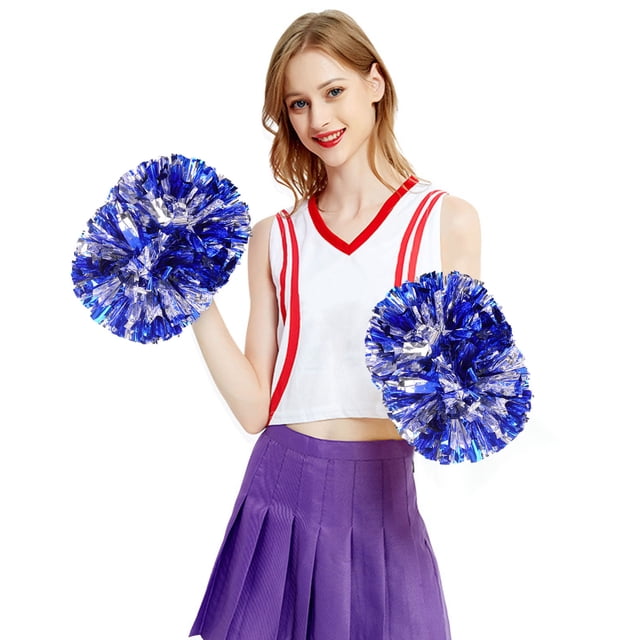 BKER Cheerleading Handheld Colorful Flower Event Sports Performance Activities Cheering Supplies Lightweight Handle Design Anti Slip Off