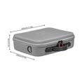 thumbnail image 2 of Étui de Transport Hélicoptère Télécommandé Drone Sac à Main Argent pour DJ-3 Pro Sac de Rangement en Pu, 2 of 4