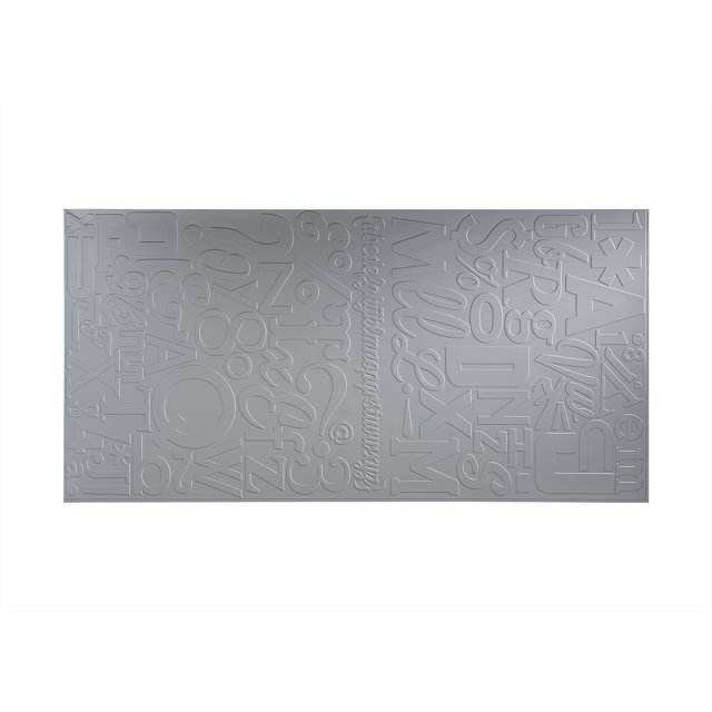 Fasade Panneau Mural Argent 4 Pi x 8 Pi