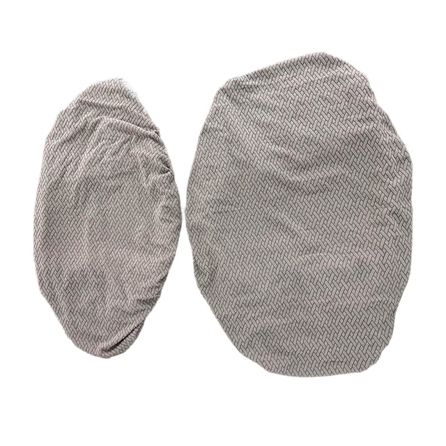 mmirethe RV Dinette Cushion Covers Easy Fitted Dark Stretch Slipcover Seat Sofa RV Elastic Gray Khaki