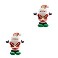 thumbnail image 2 of Ruiboury Party Decor Essential Christmas Foil Balloons With Exquisite Patterns Balloon Christmas Suitable For Any Places multicolor Stretching Santa 2Set, 2 of 6