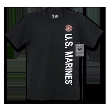 Rapid Dominance M20-MAR-BLK-04 Marines T-Shirt Militaire sous Licence - Noir, Extra Large