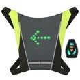 thumbnail image 1 of LED Turn Signal Bike Pack USB Rechargeable Reflective Backpack Attachment Clip with Remote Control LED Backpack with Direction Indicator Safety Light Bag Sports Vest for Cycling Running Walk, 1 of 7