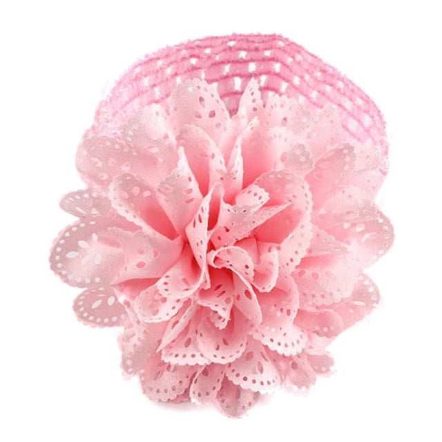 Kcodviy Bébé Enfants Filles Dentelle Mon Registre de Bébé Compte Fleur Bandeau Serre-Tête Robe Format Voyage Lingettes pour Bébé Bandeau Rose