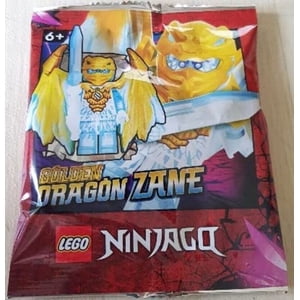 LEGO Ninjago Crystalized Ensemble Dragon d'Or Cole Jay Zane Kai Minifigures Armes