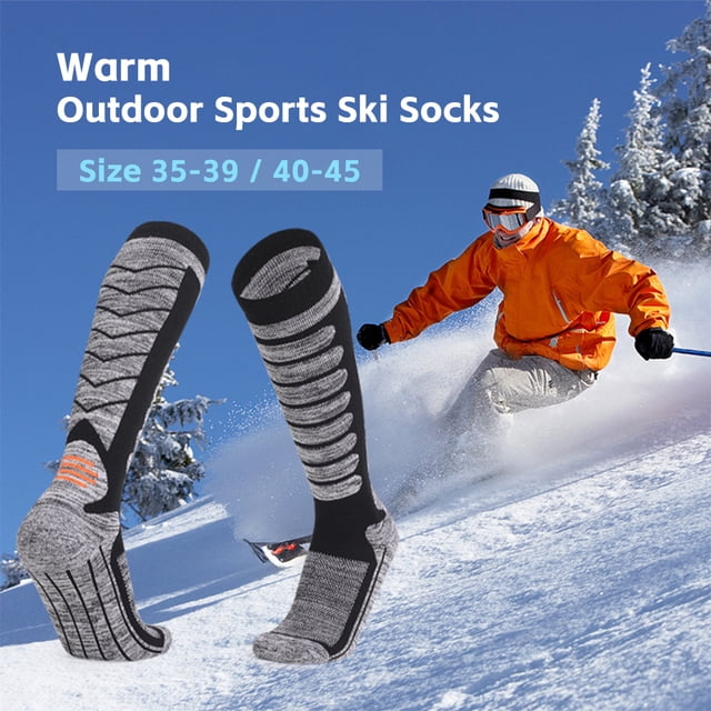 Chaussettes Longues de Ski pour Sports d'Hiver Ski et Planche à Neige Randonnée