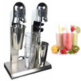 thumbnail image 1 of INTBUYING Machine Commerciale pour Shaker à Lait Électrique, Mélangeur à Lait Frappé en Acier Inoxydable, Mélangeur de Boissons avec 4 Tasses 110 V, 1 of 5