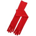thumbnail image 1 of serony 2 Pcs 45cm Multicolores Gants Longs pour Femmes Robe de Dîner Mitaines Chaudes pour Dames Conduite Festival d'Automne Fête Rouge, 1 of 8