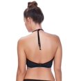 thumbnail image 3 of Freya Womens Sundance Underwire Padded Hi-Neck Swim Crop Top, 30FF, Cobalt, 3 of 4