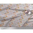 thumbnail image 2 of Soimoi Satin Silk Fabric Giraffe Kids Decor Fabric Printed Yard 42 Inch Wide, 2 of 3