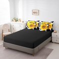 thumbnail image 4 of YST Sunflower Comforter Set, Black and White Cow Print, 7-Piece, Bedding Set, King Size, 4 of 5