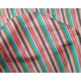 thumbnail image 3 of oneOone Silk Tabby Fabric Multicolor Stripe Print Fabric BTY 42 Inch Wide, 3 of 3
