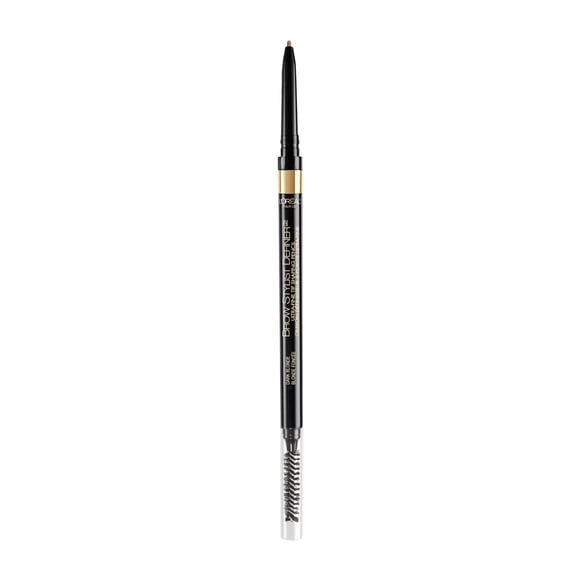 L’Oréal Paris Cosmetics Brow Stylist Definer, Ultra-Fine Tip Eyebrow Pencil, 0.5mm Tip for Well-Defined Brows and Easy Blend With No Gaps, Dark Blonde ,90 mg