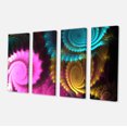 thumbnail image 2 of Fond Abstrait Fractal Tourbillon de Couleur - Grande Œuvre d'Art sur Toile Abstraite, 2 of 3