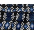 thumbnail image 4 of oneOone Viscose Jersey Fabric Diamond & Swirl Ikat Print Fabric BTY 60 Inch Wide, 4 of 5