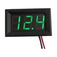 thumbnail image 1 of kurtrusly Voltmètre Numérique DC 0-100V Haute Précision Affichage LED Jauge de Tension Accessoire Automobile, Vert, 1 of 5