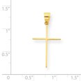 thumbnail image 2 of 10K Yellow Gold Cross Pendant, 2 of 2