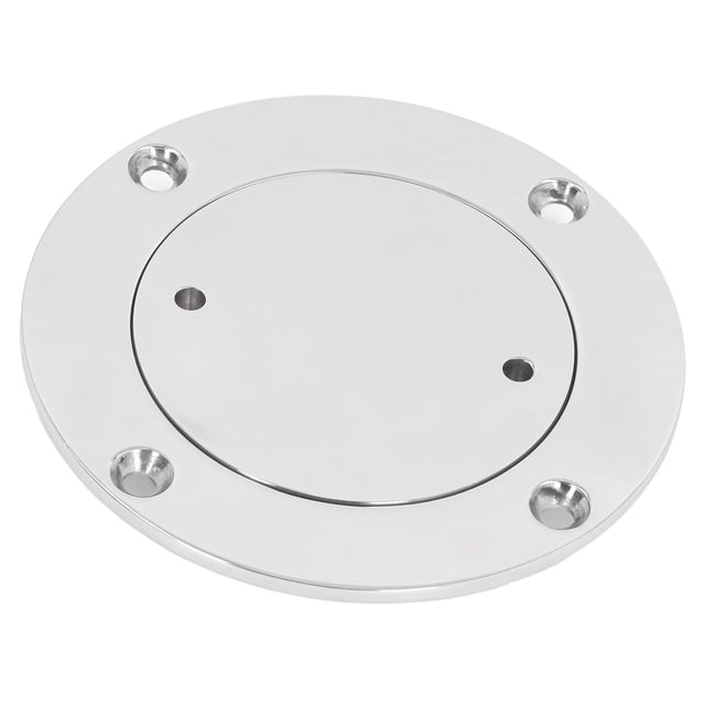 316 Stainless Steel Round Deck Plate, Inspection Hatch for Marine, Detachable Water Tight Lid Cover, Round Non Slip Inspection Hatch for Marine, Yacht, RV