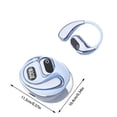 thumbnail image 2 of CHOK Écouteurs Traducteurs de Langues Traduction Écouteurs Bidirectionnels Traduction en Temps Réel en 75 Langues Écouteurs avec Application Bluetooth pour Voyage Affaires, 2 of 3