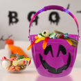 thumbnail image 4 of Halloween Decorations Luminous Led Pumpkin Bucket Halloween Light up The Bucket A Decorative Candy Container for Kids and Toddlers A Favorite Accessory for Parties Halloween Party Favors Halloween De, 4 of 9