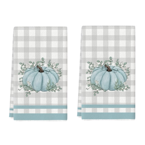 Pumpkin Stripe Kitchen Maple Leaf Words Dishwashing Kitchen Dishwashing Bathroom Hands