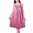 thumbnail image 1 of COM1950s Robe d'Été pour Femmes, Robe pour Femmes, Mode Femmes Été Col en V Décontractée Unie Sans Manches Chemises de Nuit Robe, Robe d'Été pour Femmes, Robe d'Été pour Femmes, Vêtements d'Été pour Femmes, 1 of 5