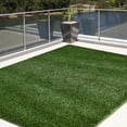 thumbnail image 1 of Artificial Thick Realistic Grass Mats & Turf Rugs Synthetic Grass in Many Custom Sizes and Widths with Finished Edges with Binding Tape, 1 of 8