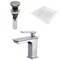 thumbnail image 1 of American Imaginations 21.5-in. W 1 Hole Ceramic Top Set In White Color - Overflow Drain Incl. AI-33211, 1 of 9