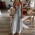 thumbnail image 1 of Gspmoly Robes pour Femmes, Camisole Décontractée Sans Manches à Encolure en V Imprimée, Robe Longue Maxi, Robes de Cocktail, Offres du Jour, 1 of 5