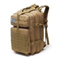 thumbnail image 1 of Sac à Dos Imperméable en Nylon 30 L/50 L, Sac Militaire d'Extérieur pour Randonnée, Pêche, Chasse, Camping et Randonnée, Noir (50 L), 1 of 6