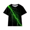 thumbnail image 1 of PMVFHDE T-Shirt Camouflage à Manches Courtes pour Garçons et Filles avec Imprimé Graphique, Col Rond Haut Décontracté pour Enfants Design Unisexe Séchage Rapide Vert, 5-6 Ans, 1 of 3
