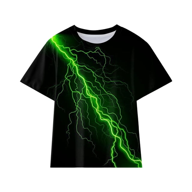 PMVFHDE T-Shirt Camouflage à Manches Courtes pour Garçons et Filles avec Imprimé Graphique, Col Rond Haut Décontracté pour Enfants Design Unisexe Séchage Rapide Vert, 5-6 Ans